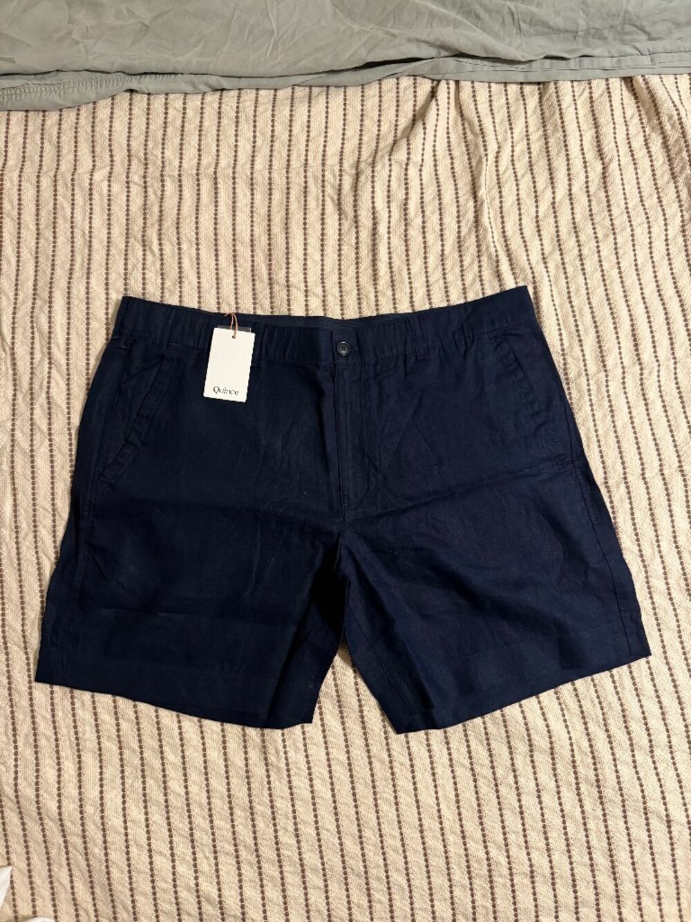 Quince 100% European Linen Trouser Shorts XL extra large new NWT